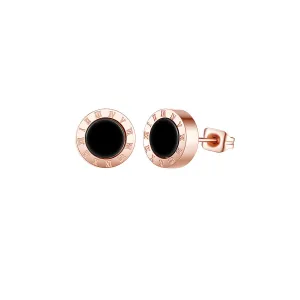 Vintage Roman Style Rose Gold Earrings