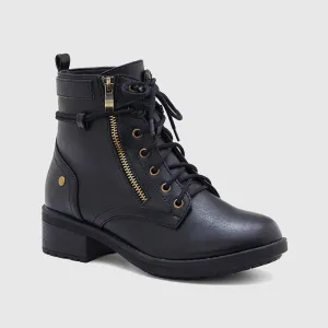 Warm Leather Martin Ankle Boots
