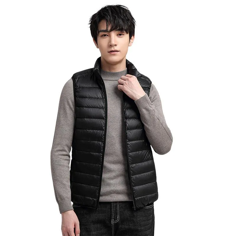 Warmth Stand-Up Collar Versatile Lightweight Down Vest