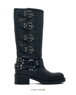 Windsor Black Leather