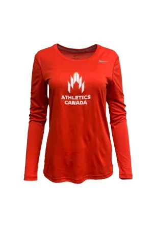 Women’s Nike Legend Athletics Canada Long Sleeve Tee