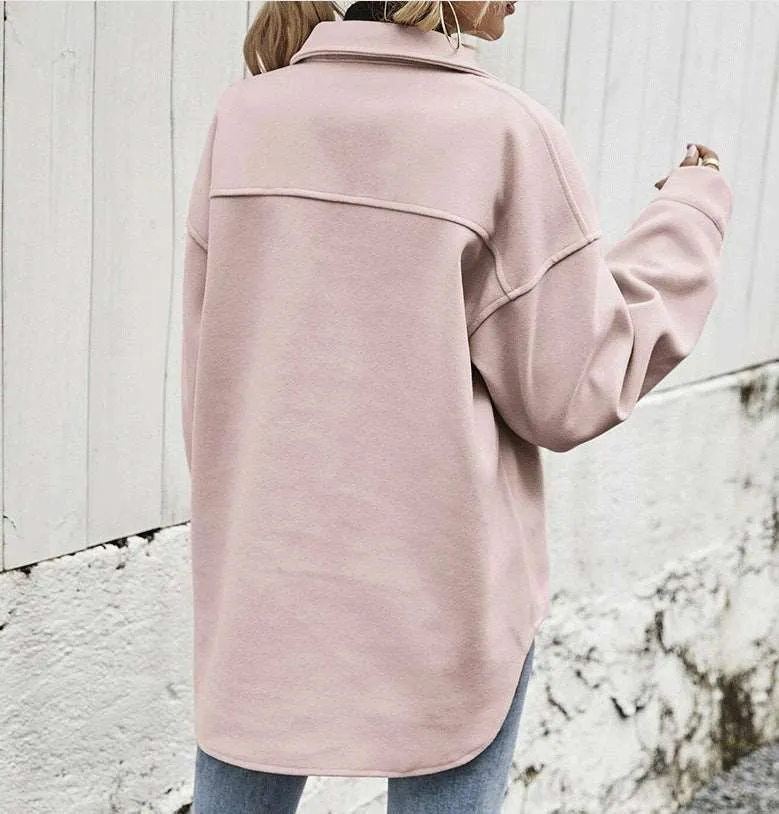 Women's Soft Loose Fit Short Jacket