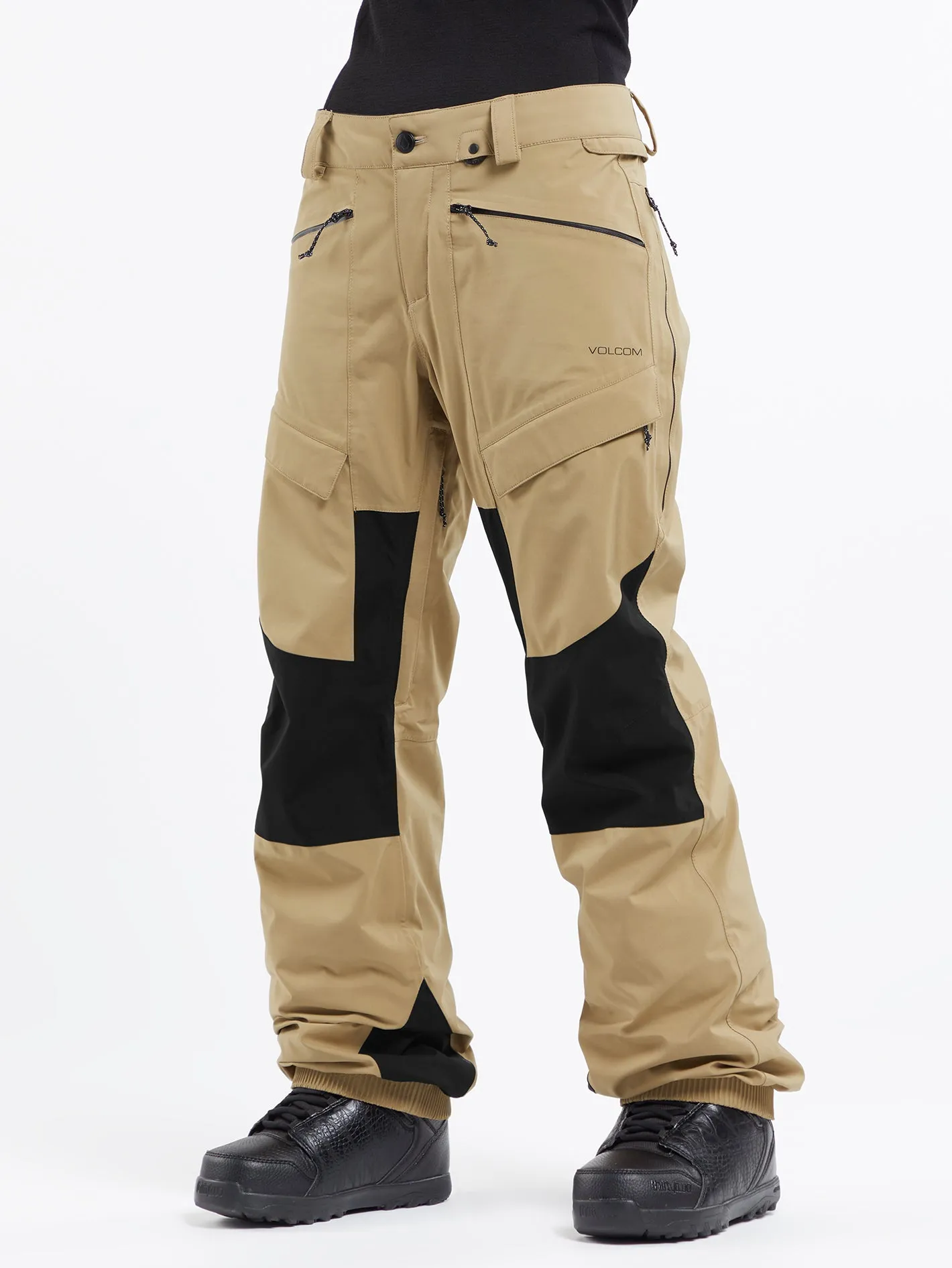 Womens V.Co At Stretch Gore-Tex Pants - Dark Khaki