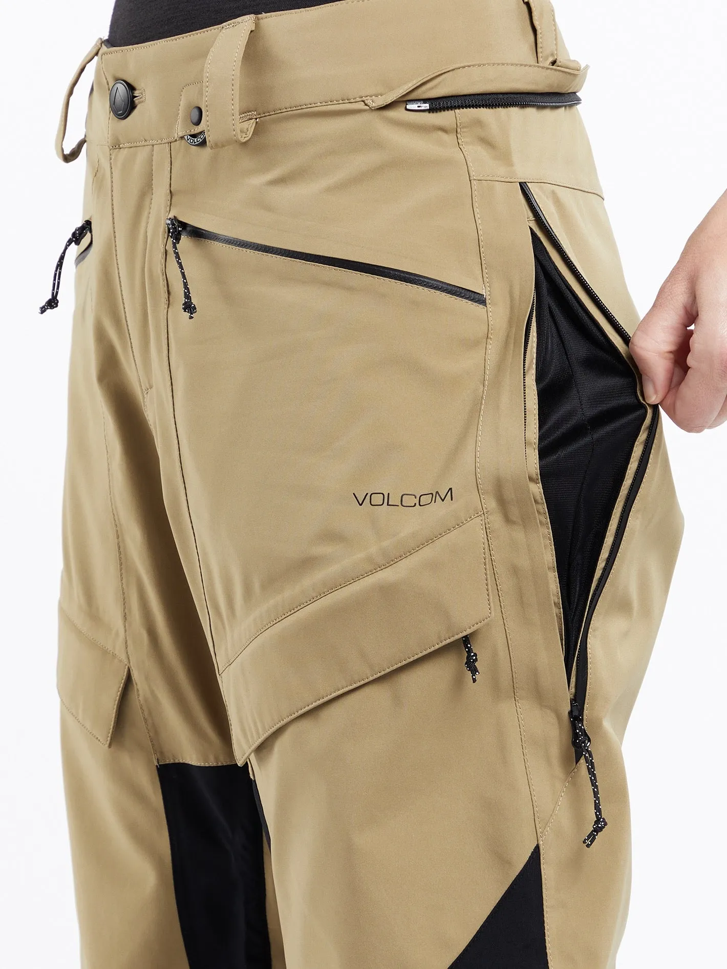 Womens V.Co At Stretch Gore-Tex Pants - Dark Khaki