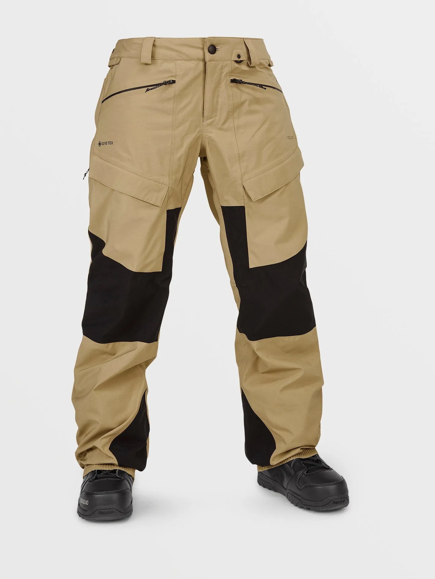 Womens V.Co At Stretch Gore-Tex Pants - Dark Khaki