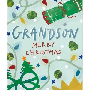 Woodmanstern Merry Christmas Grandson Christmas Card - 613180