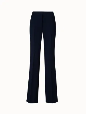 Wool Straight Leg Pants