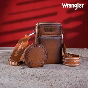 Wrangler Crossbody Cell Phone Purse (WG117-207LBR)